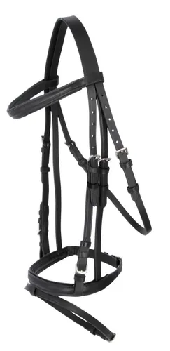 Фото Уздечка трензельная Standard Black. Kerbl