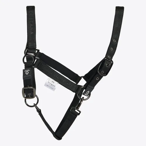 Фото Недоуздок с чомбуром Halter with Lead Rope Black. Cavalleria Toscana