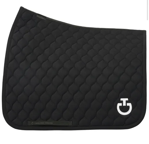 Фото Вальтрап выездковый With Circular Quilting Black. Cavalleria Toscana