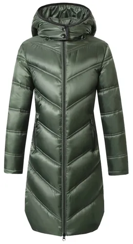 Фото Пальто зимнее, с капюшоном Opal Green 2025. Covalliero