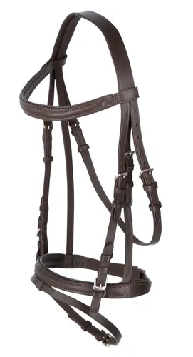Фото Уздечка трензельная Standard Brown. Kerbl