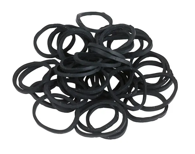 Фото Резинки для гривы Black, тонкие, 500 шт. Kerbl