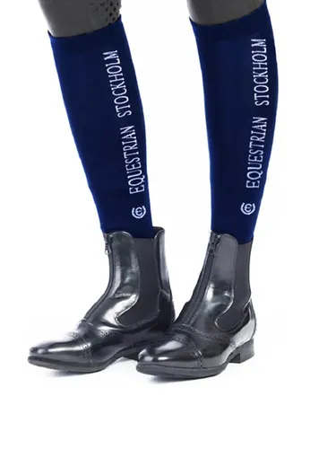Фото Гольфы Bamboo Blend Midnight Blue. Equestrian Stockholm