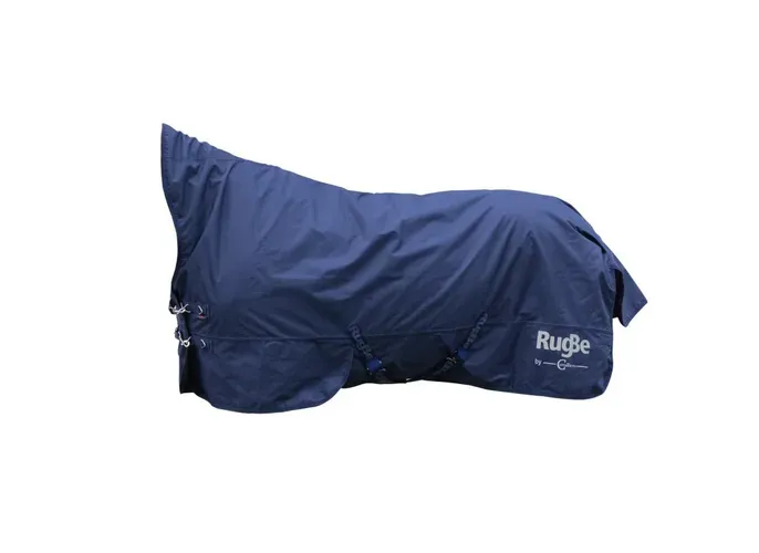 Фото Попона дождевая Rug Be Dark Navy, с высокой холкой. Covalliero