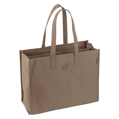 Фото Сумка Faux Leather Shopper Smoky Taupe Platinum 25. Eskadron