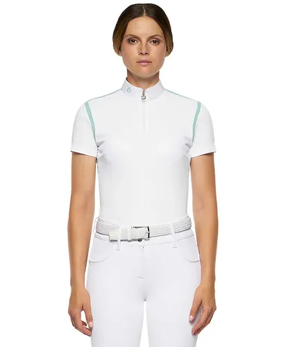 Фото Рубашка турнирная Pique Contour White. Cavalleria Toscana