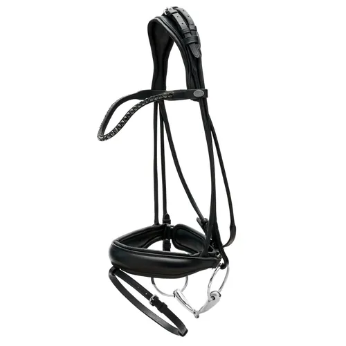 Фото Уздечка трензельная ComfoHead WO Black. Dy'on