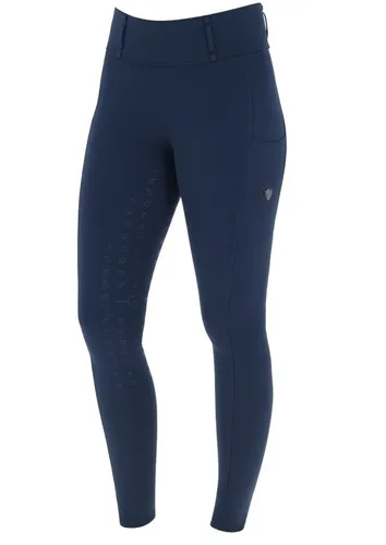Фото Бриджи легинсы зимние Dark Navy, полная силиконовая лея, детские. Covalliero