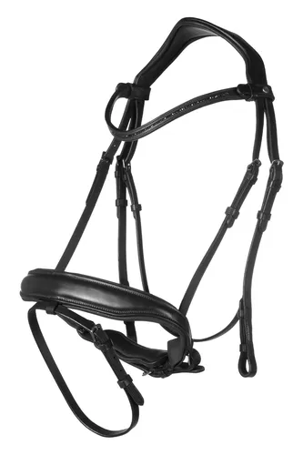 Фото Уздечка трензельная Ira Black. HKM
