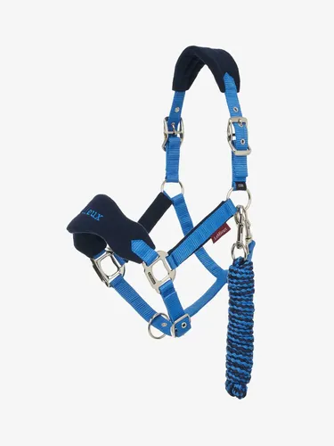 Фото Недоуздок с чомбуром Vogue Benetton Blue. LeMieux