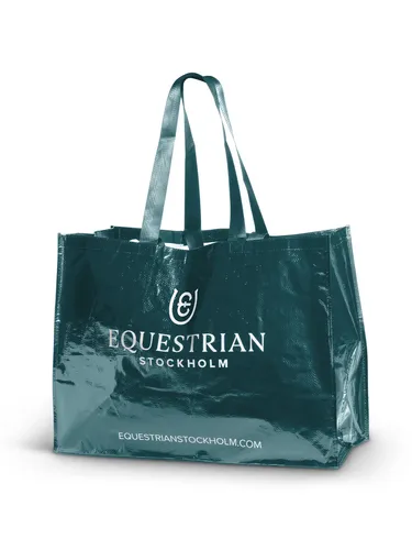 Фото Сумка-шоппер большая Teal Blue. Equestrian Stockholm
