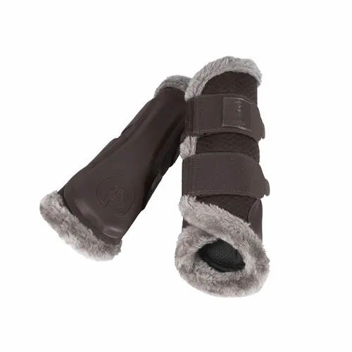 Фото Ногавки Mesh Faux Fur Brown Platinum 24, пара. Eskadron