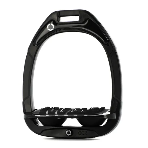 Фото Стремена амортизирующие Green Composite Black, платформа с наклоном. Flex-On