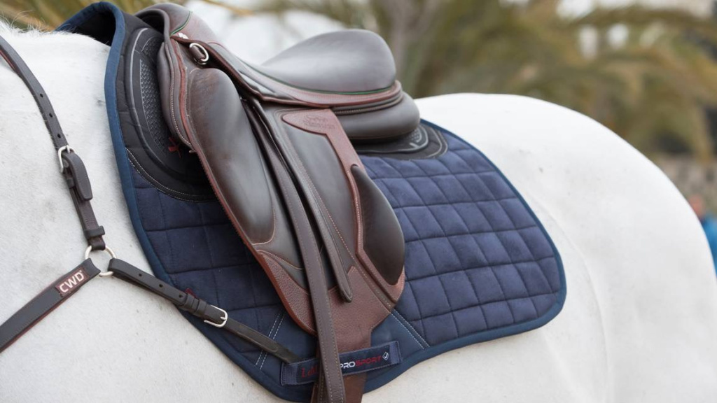 Вальтрап конкурный с амортизатором X-Grip Silicone Navy. LeMieux 3