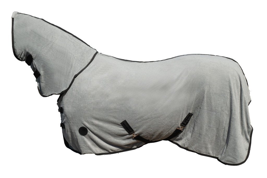 Попона сушильная с капором DryUp Grey. HKM