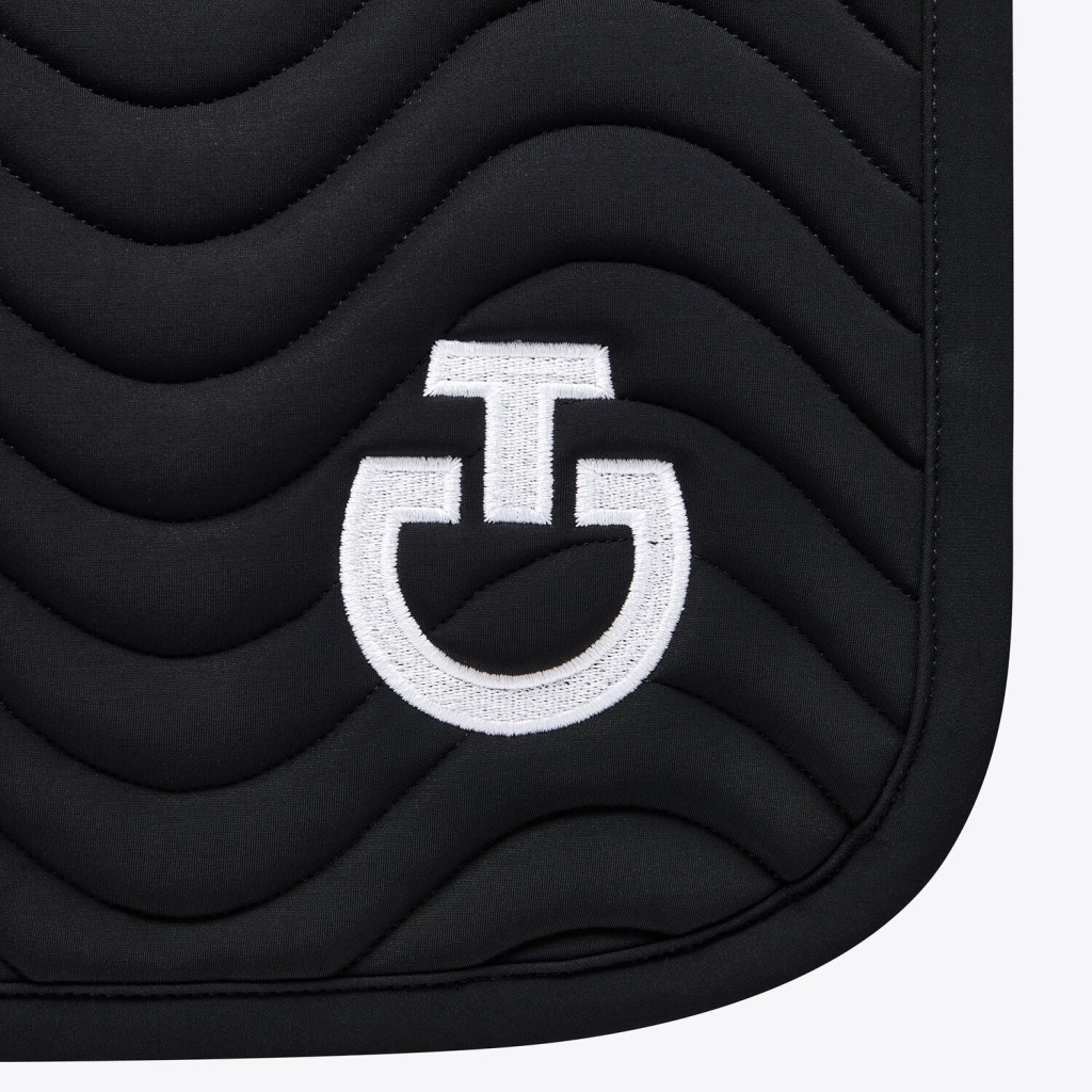 Вальтрап конкурный Wave-Quilted Black. Cavalleria Toscana 4