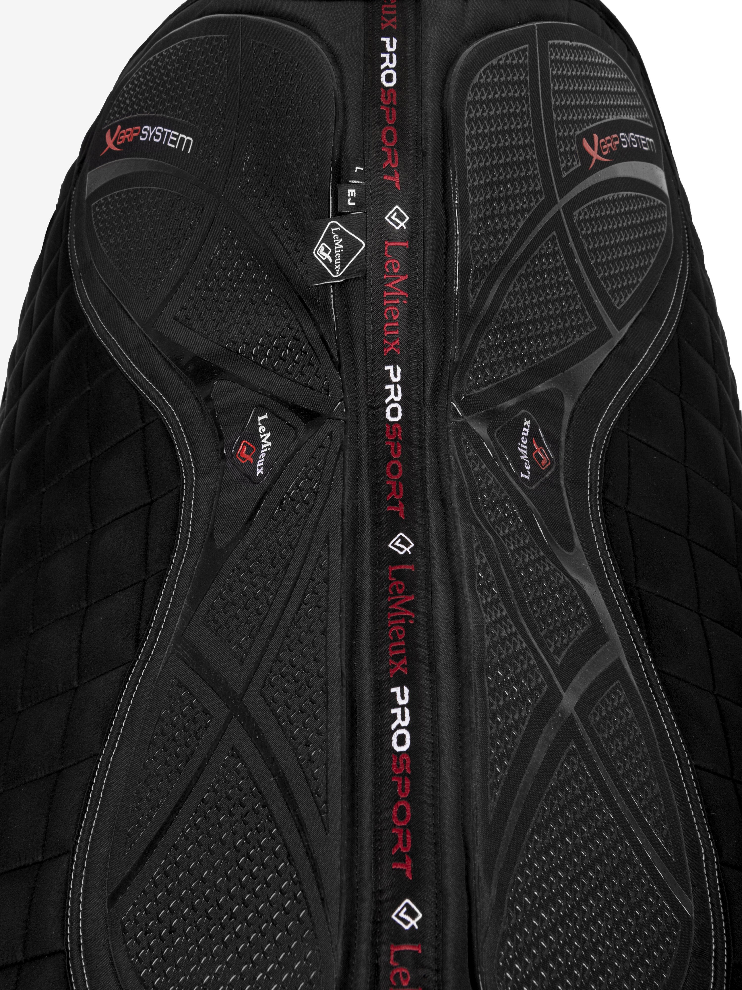 Вальтрап конкурный с амортизатором X-Grip Silicone EuroJump Square Black. LeMieux 3
