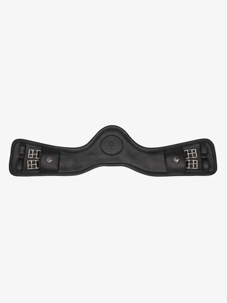 Подпруга Gel-Tek Anatomic Black, кожа, выездковая. LeMieux