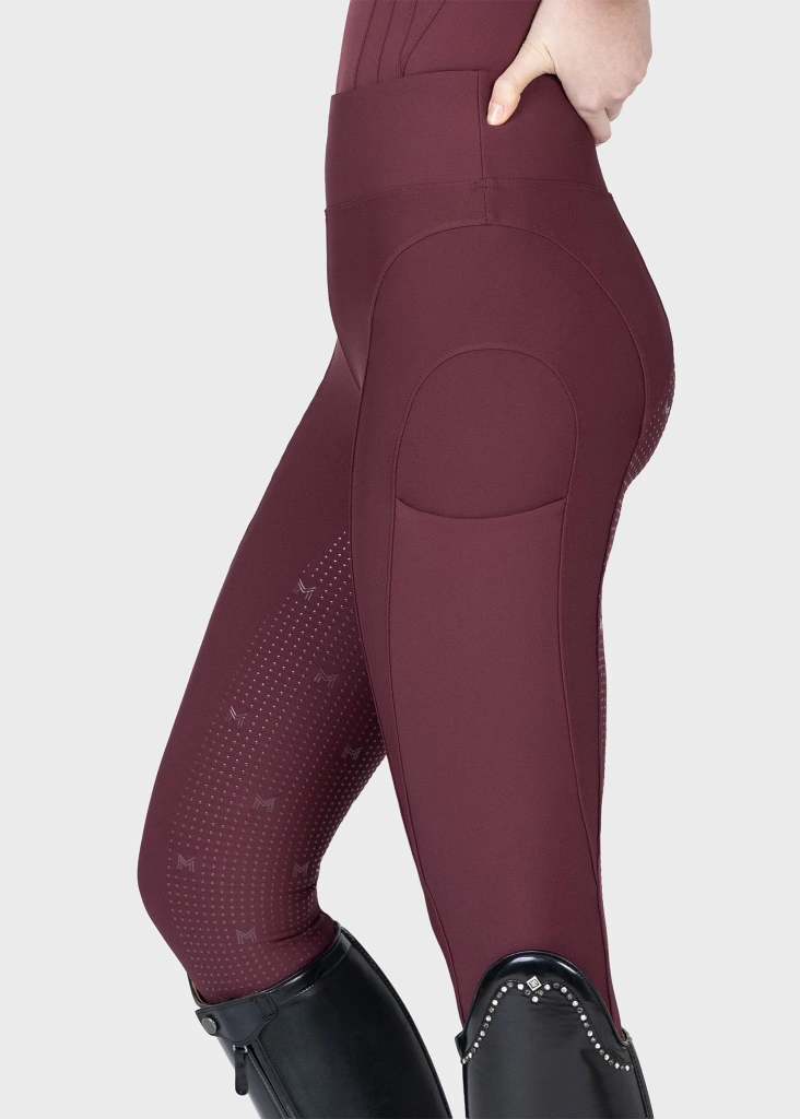 Бриджи леггинсы Outline Rosewood, полная силиконовая лея. Maximilian 2