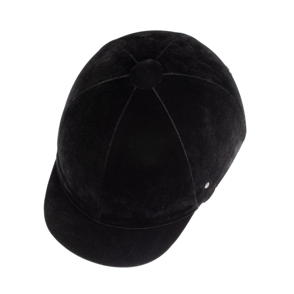 Шлем бархатный Pro-Tech Black. AMAHORSE 5