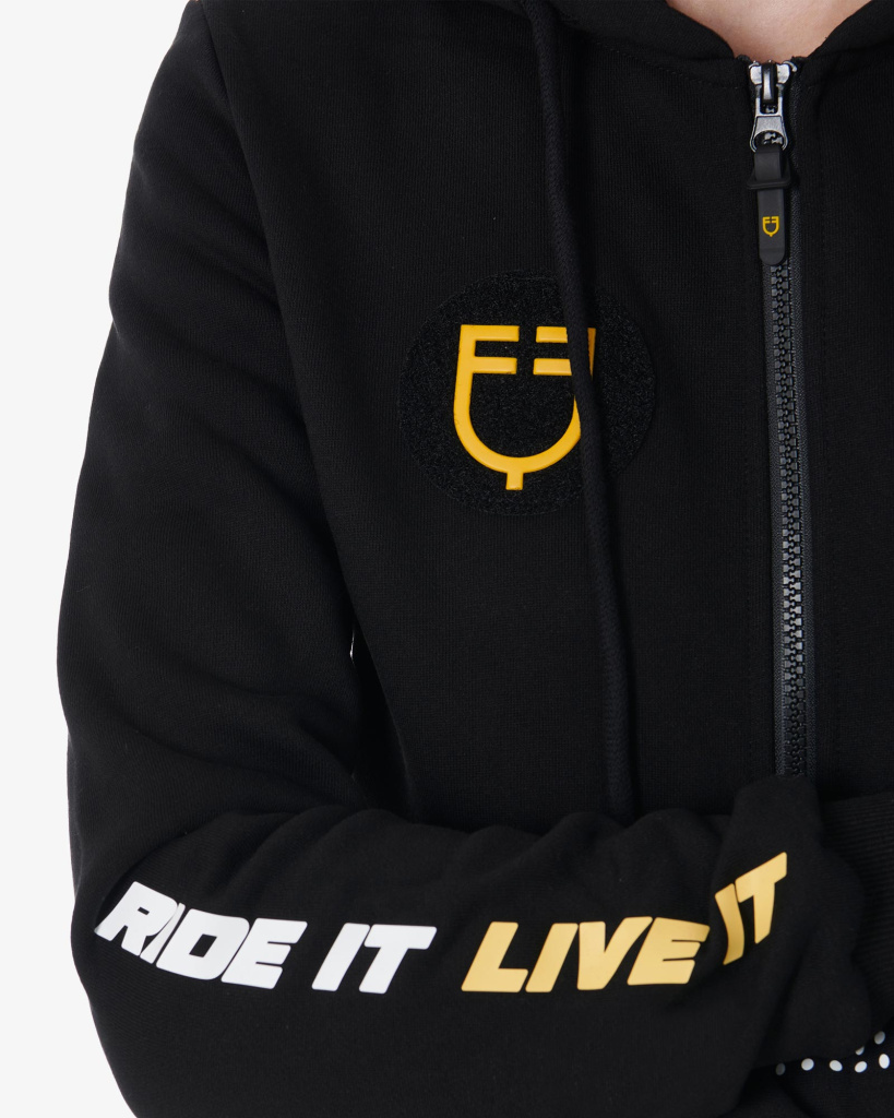 Толстовка с капюшоном Scuderia Black. Equestro 4
