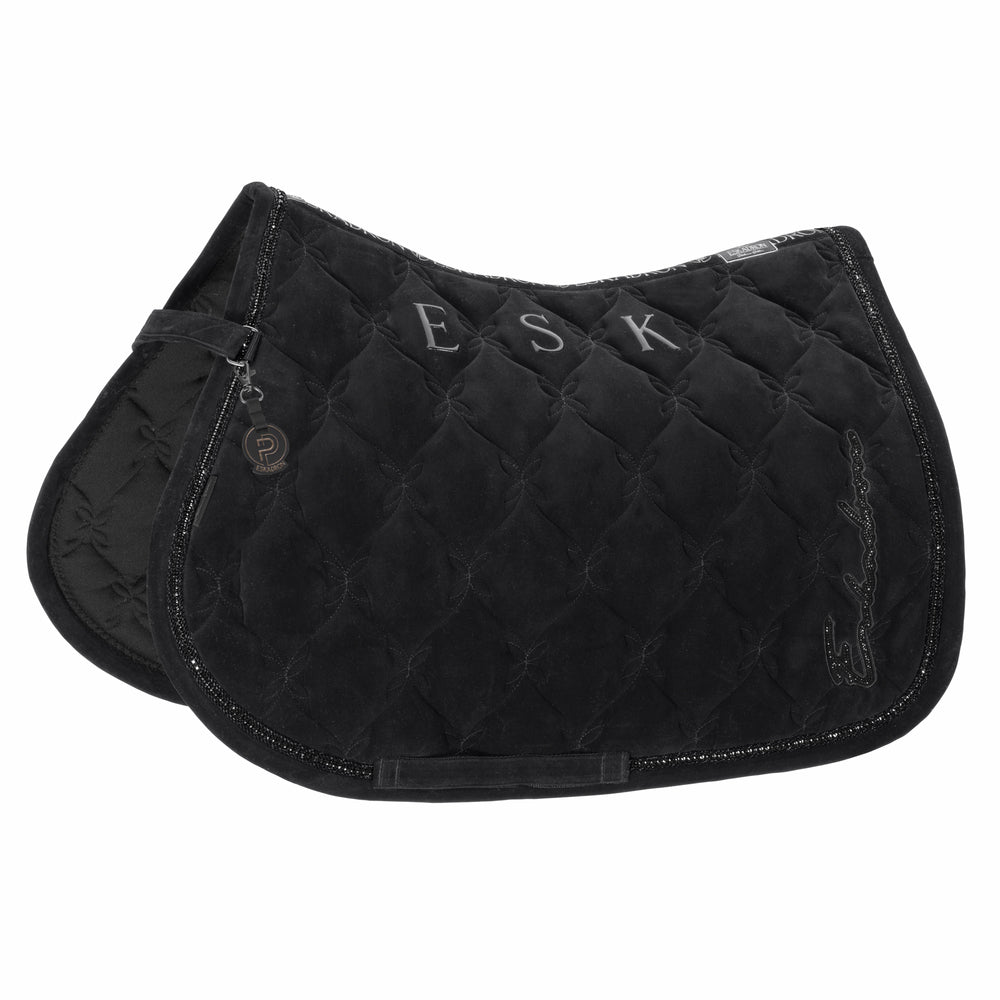 Вальтрап конкурный Velours Crystal Black Platinum 25. Eskadron