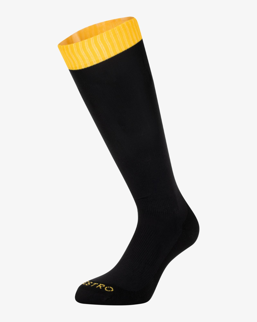 Гольфы Contrasting Logo Black/Yellow. Equestro 2