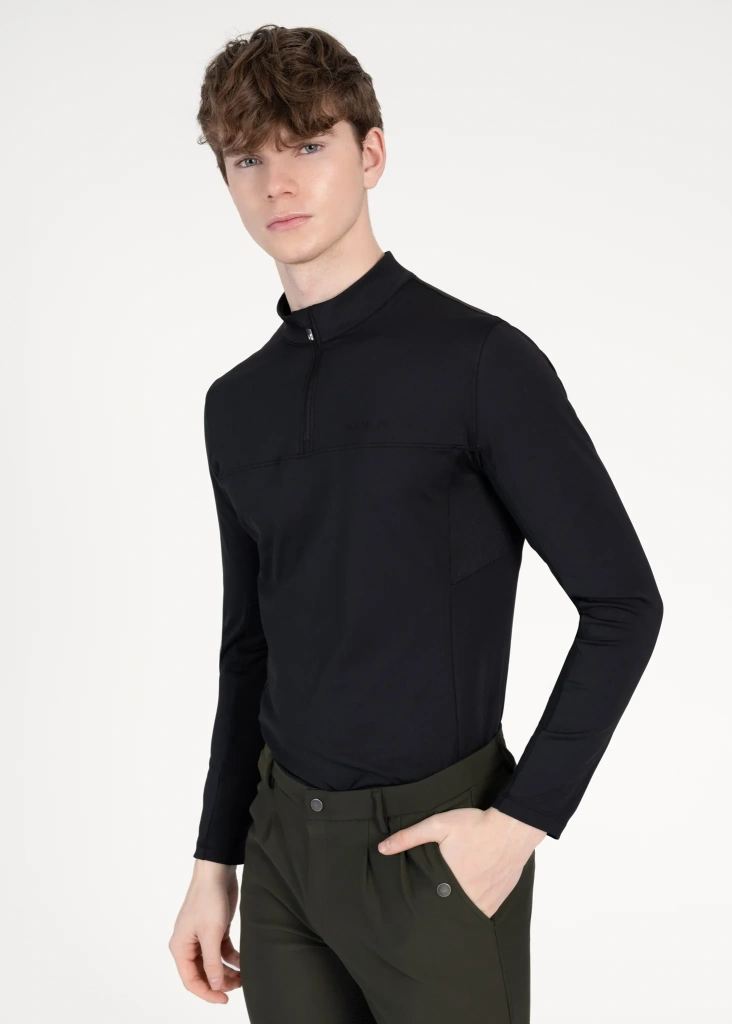 Лонгслив мужской Kent Black. Maximilian 2