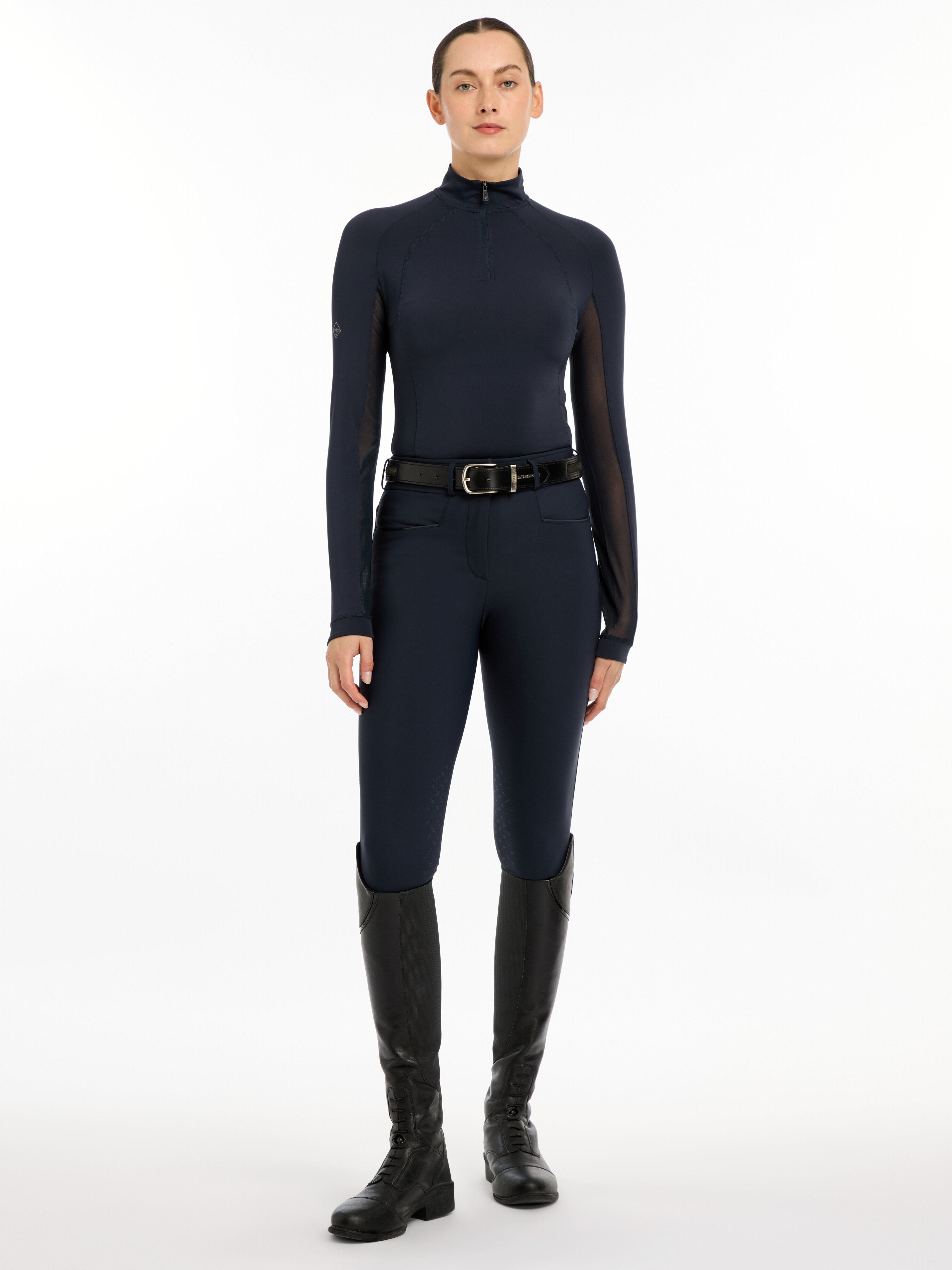 Лонгслив Halle Lightweight Base Layer Navy. LeMieux 4