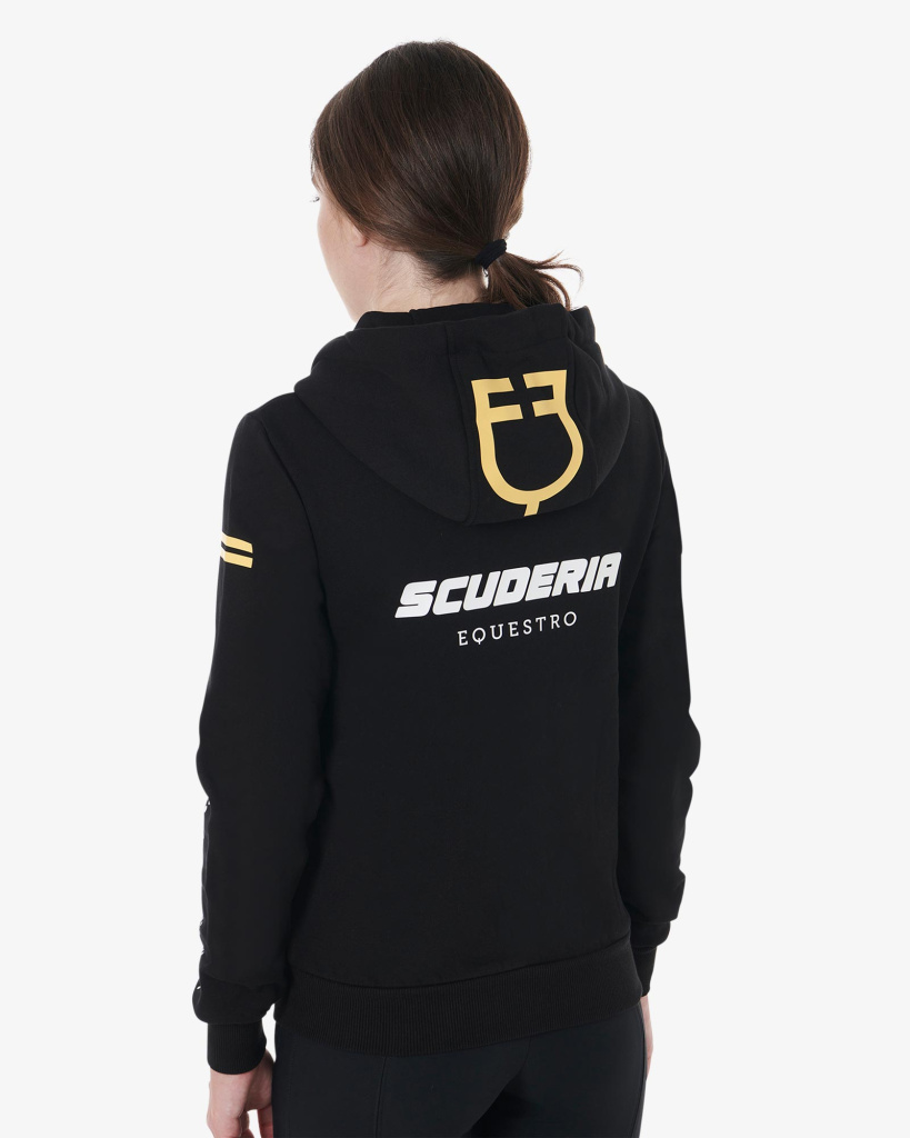 Толстовка с капюшоном Scuderia Black. Equestro 2