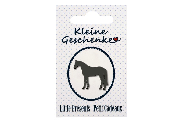 Значок Horse Silhouette Black. Happy Ross 2