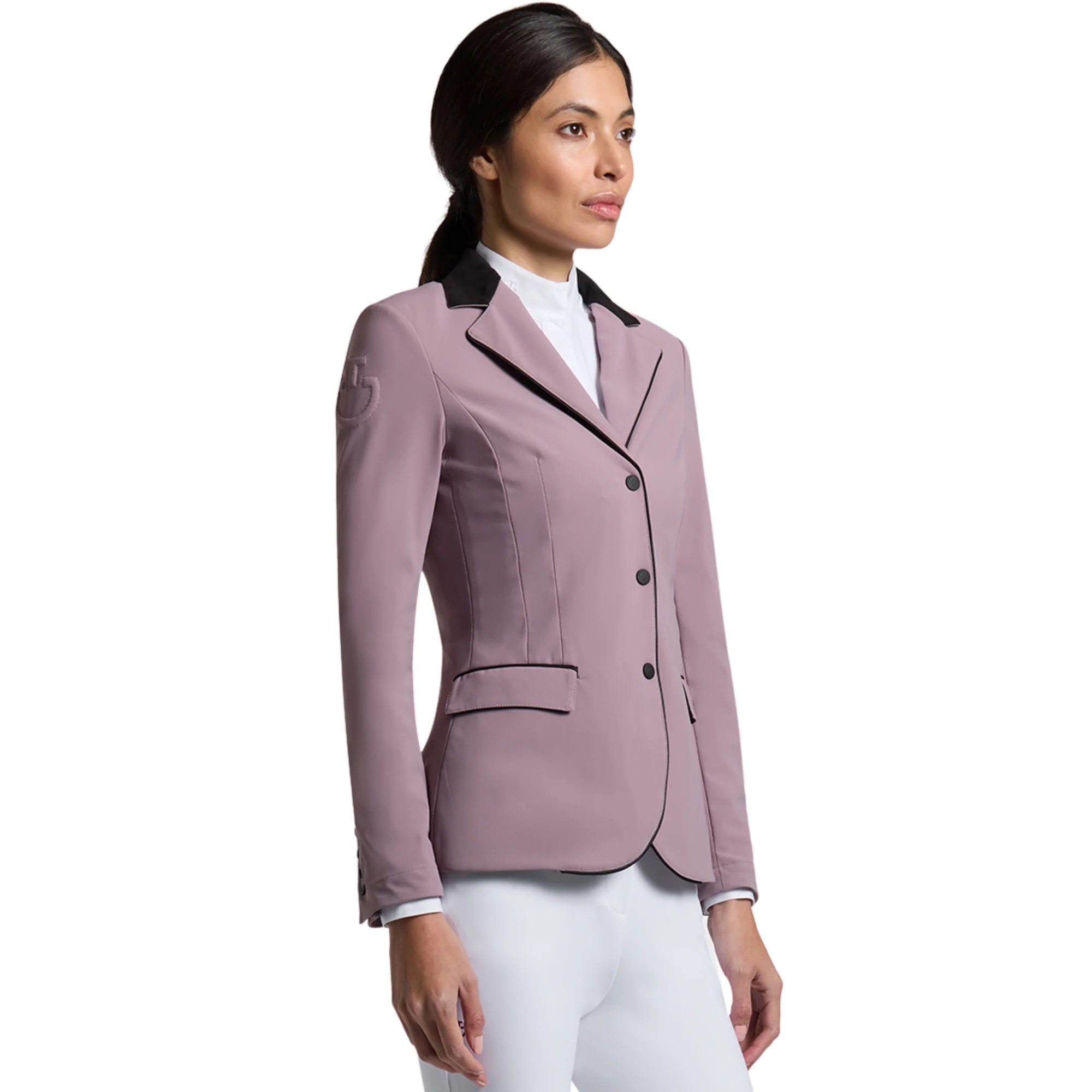 Редингот With Alcantara Collar and Buttons Grape Shake. Cavalleria Toscana 2
