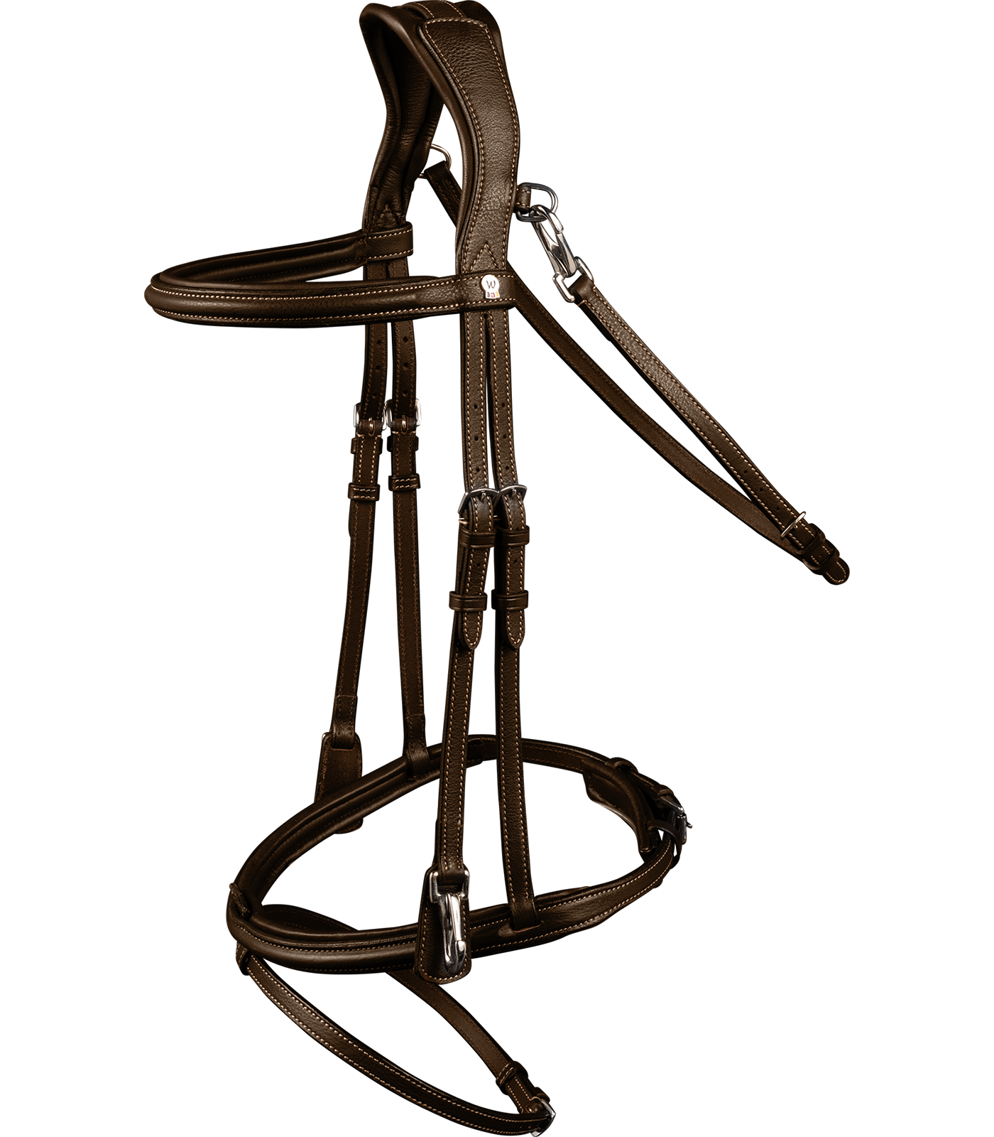 Уздечка трензельная Work X-Line Brown. Waldhausen