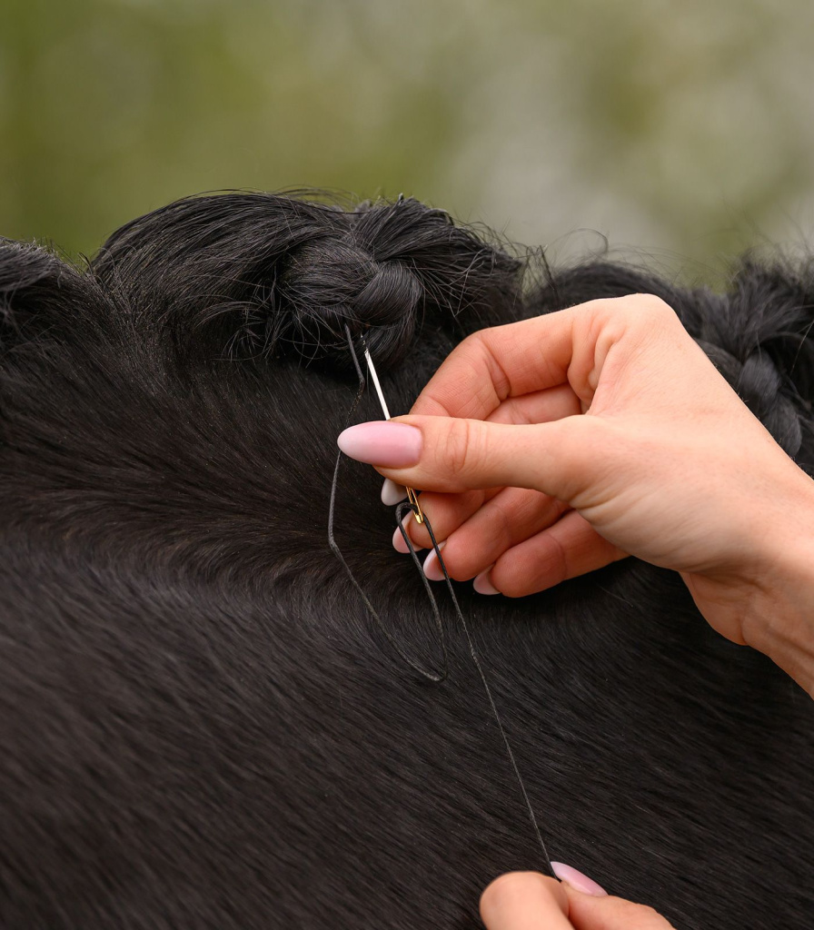 Набор для заплетания гривы Mane-Plaiting Set. Waldhausen 4