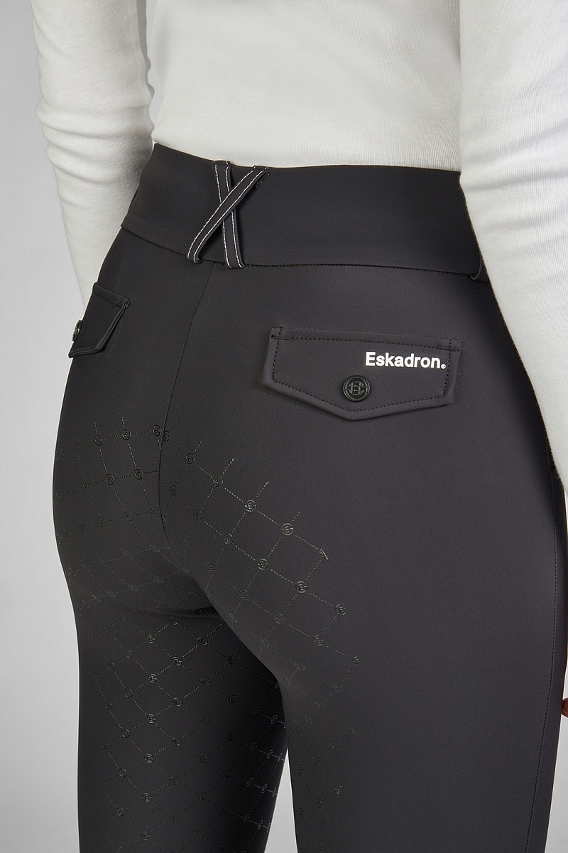 Бриджи Dynamic Black, полная силиконовая лея. Eskadron 3
