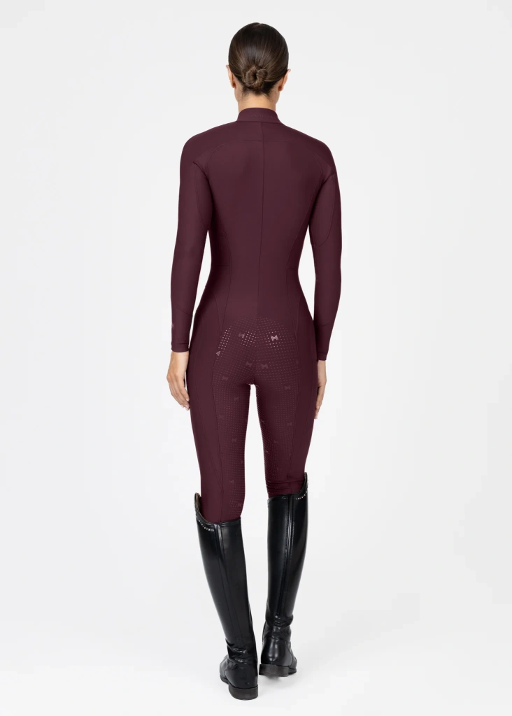 Комбинезон Femme Burgundy, полная силиконовая лея. Maximilian 2