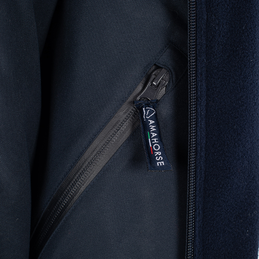Куртка-бомбер утепленная Sport Team Navy. AMAHORSE 5