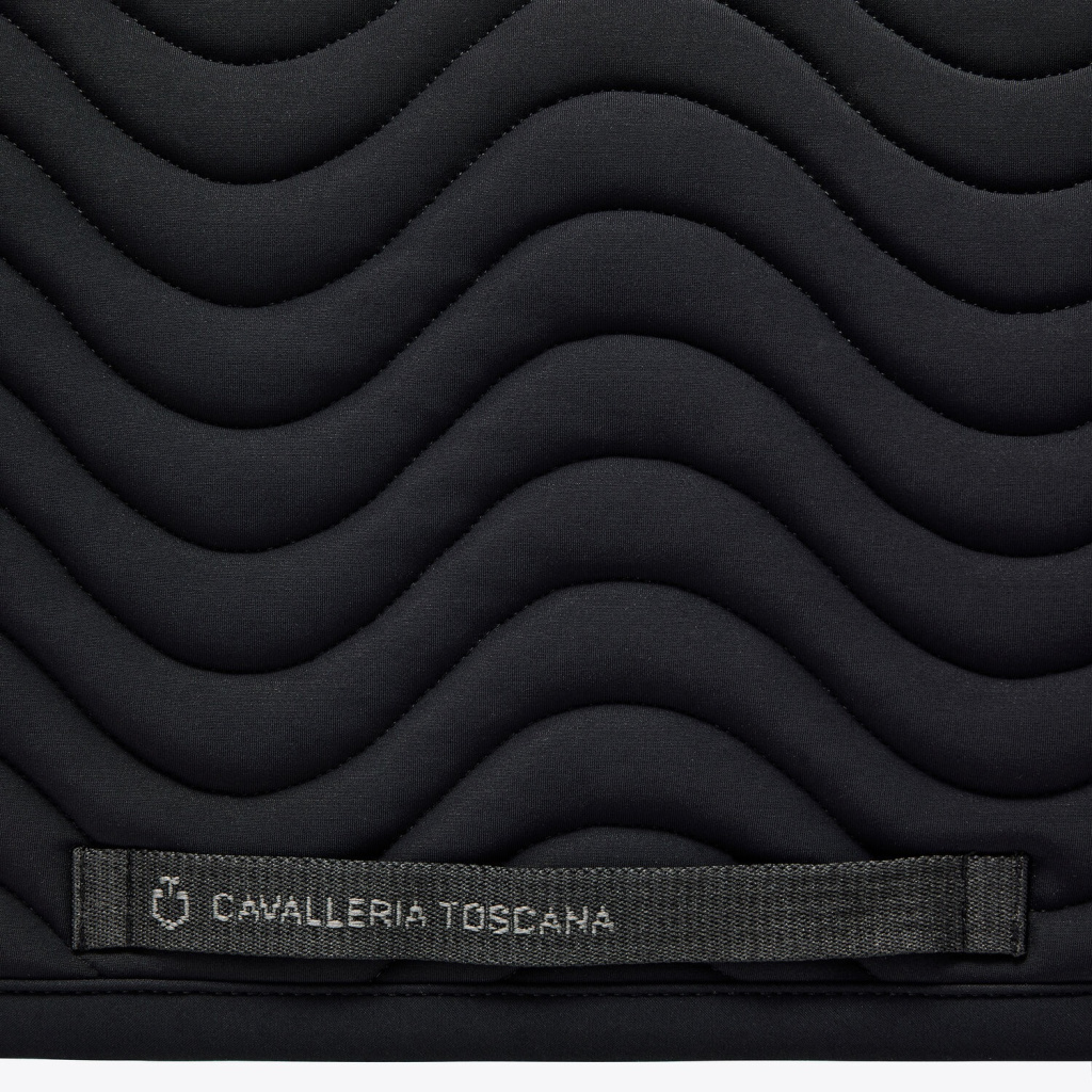Вальтрап конкурный Wave-Quilted Black. Cavalleria Toscana 3