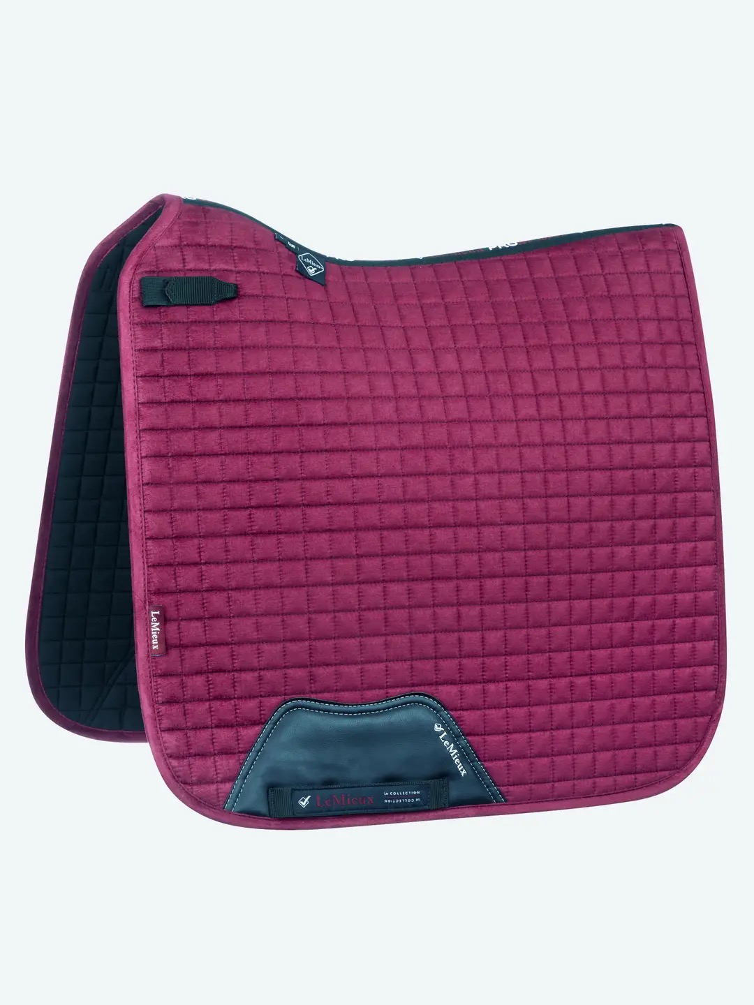 Вальтрап выездковый Suede DR Square Mulberry. LeMieux