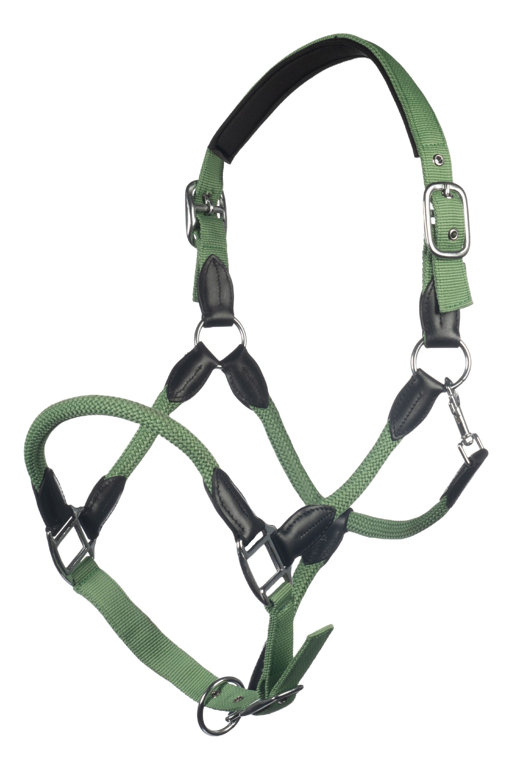Недоуздок Carlotta Jade Green, комбинированный. HKM