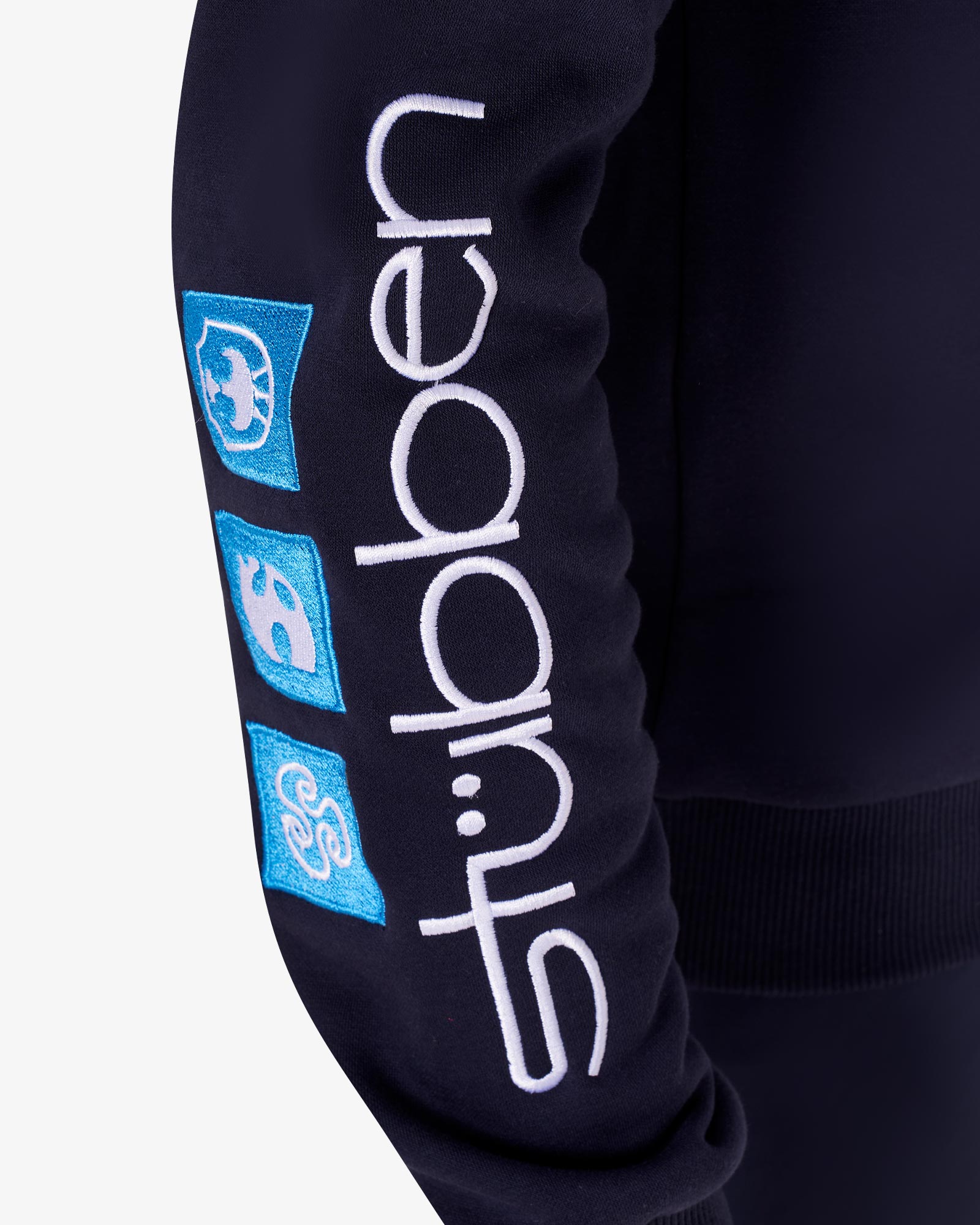 Толстовка мужская с капюшоном Multi-Logo Navy 2024. Equestro 5