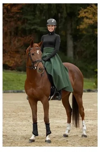 Юбка для верховой езды Opal Green, термо. Covalliero 4