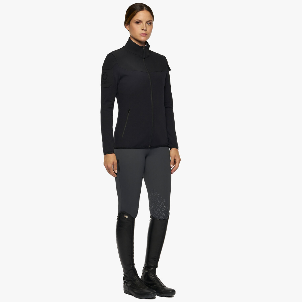 Куртка комбинированная Tech Knit Black. Cavalleria Toscana 2
