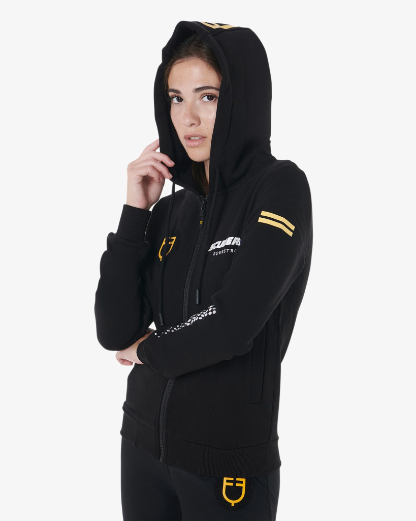 Толстовка с капюшоном Scuderia Black. Equestro 3