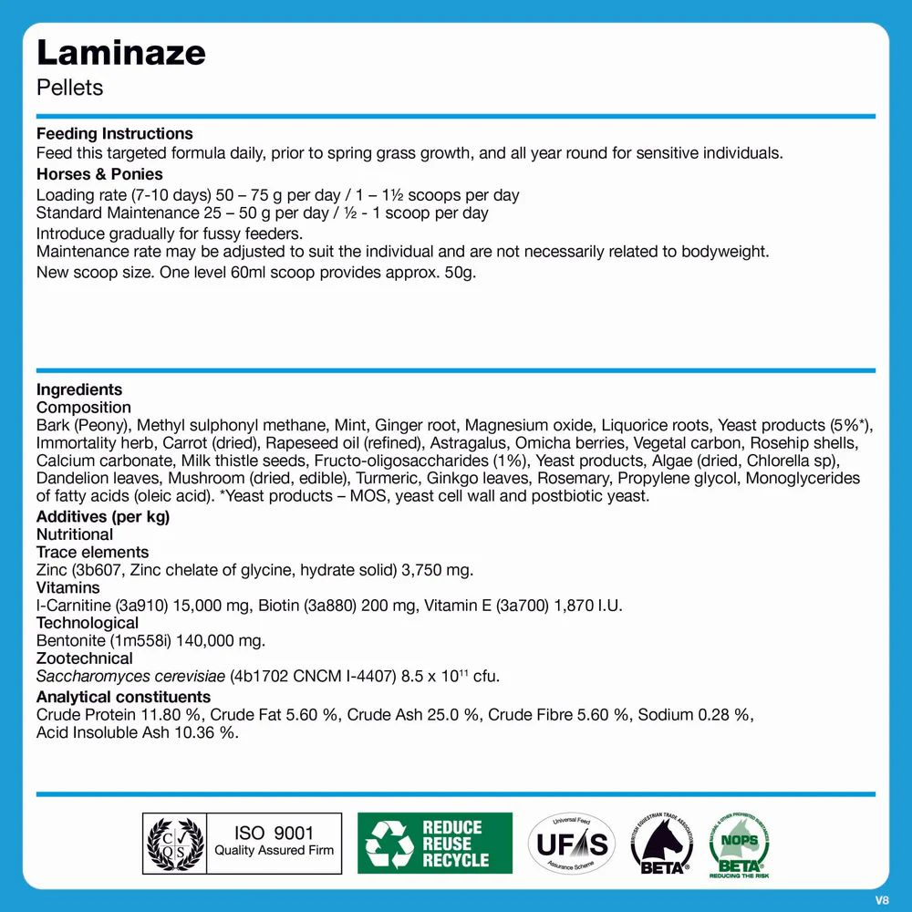 Подкормка для копыт Laminaze, 750 гр. NAF 2