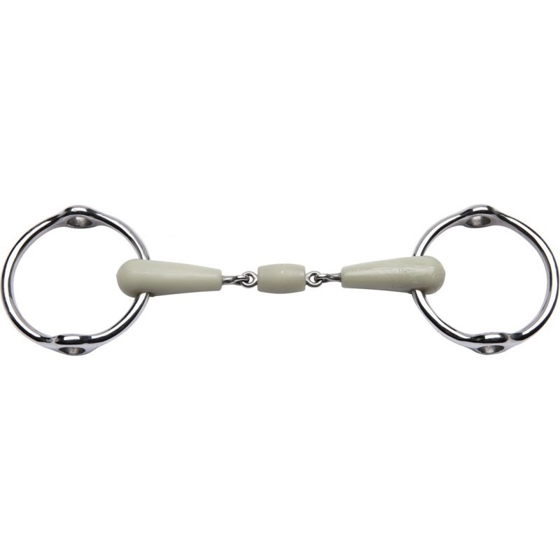 Трензель скользящий, восьмерка Flixi double jointed gag, 15 мм. Feeling