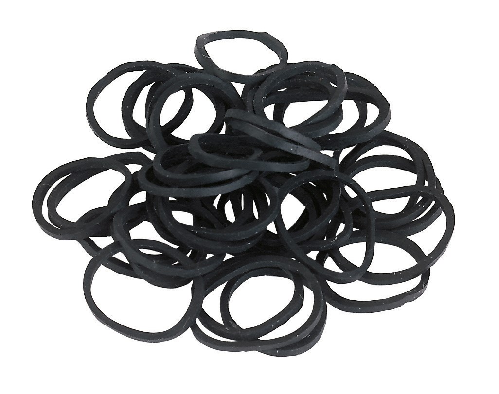 Резинки для гривы Black, тонкие, 800 шт. Kerbl
