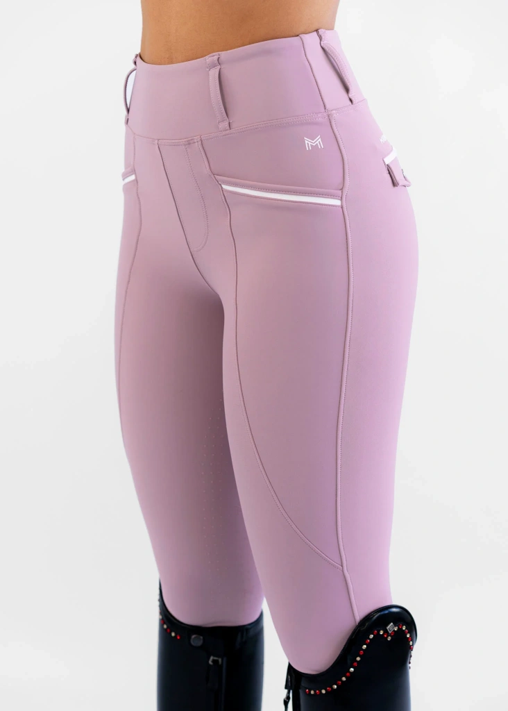 Бриджи леггинсы Pro Mauve, полная силиконовая лея. Maximilian 4