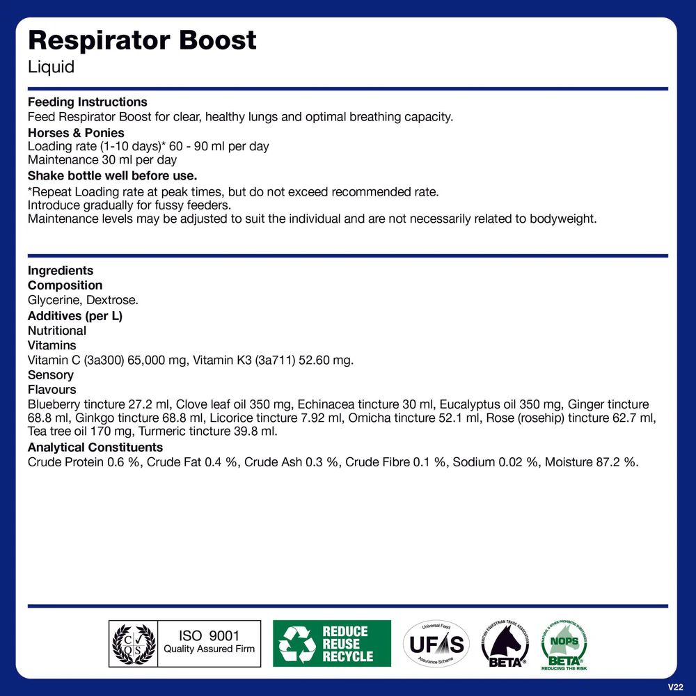 Добавка дыхательная Respirator Boost Liquid, 500 мл. NAF 2