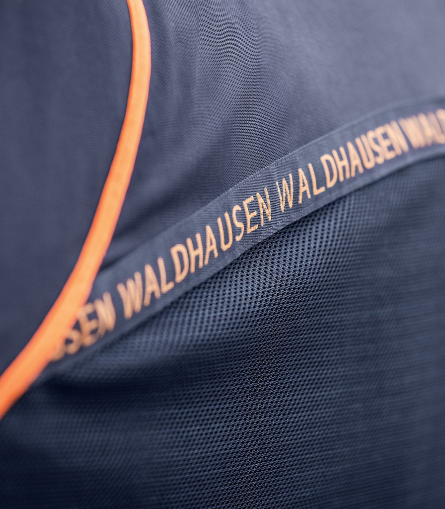 Попона терморегулирующая антимоскитная Cool Night Blue/Orange. Waldhausen 3